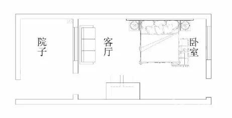 长沙家装效果图28平老房 把床抬高 空间扩容一倍