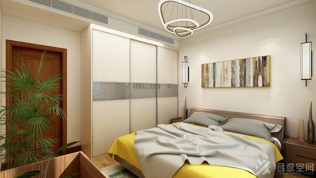 长沙家装效果图:105㎡现代简约风格 超大收纳空间